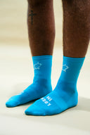 Full Hearts Performance Socks – Blue (UK 8-11)