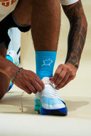Full Hearts Performance Socks – Blue (UK 8-11)