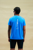 Full Hearts Mens Active Short Sleeve Tee – Sea Blue