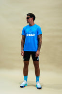 Full Hearts Mens Active Short Sleeve Tee – Sea Blue