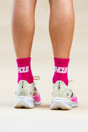 Full Hearts Performance Crew Socks – Pink (UK 3–8)