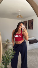 Women's Red Gym & Training Vest | FHCLB