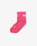 Full Hearts Performance Crew Socks – Pink (UK 3–8)